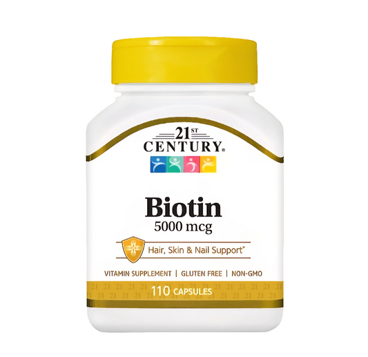 21st Century Biotina 5000mg 110 capsulas