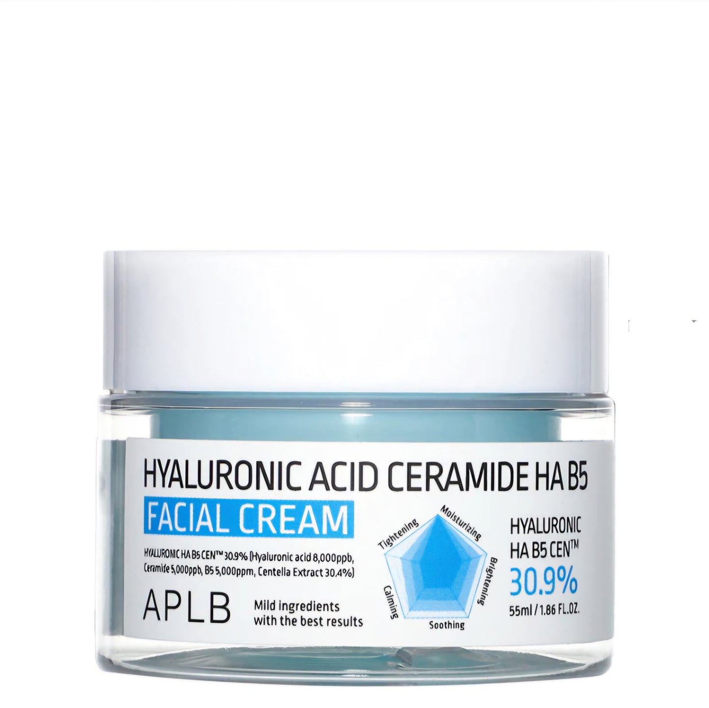 APLB Hyaluronic Acid Ceramide HA B5 Facial Cream 55ml