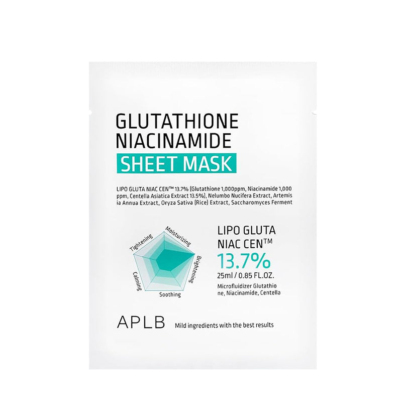 APLB Glutathione Niacinamide Sheet Mask
