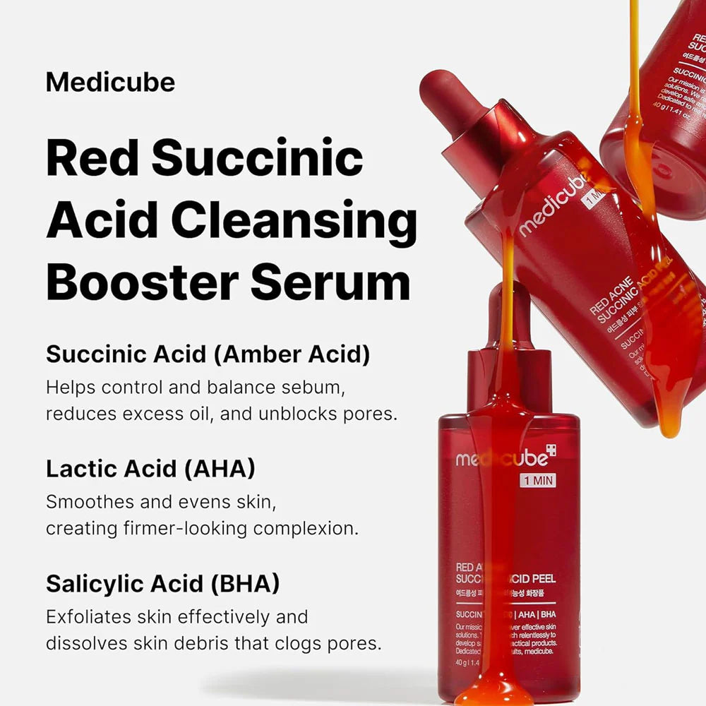 Medicube Red Acne Succinic Acid Peel 40ml