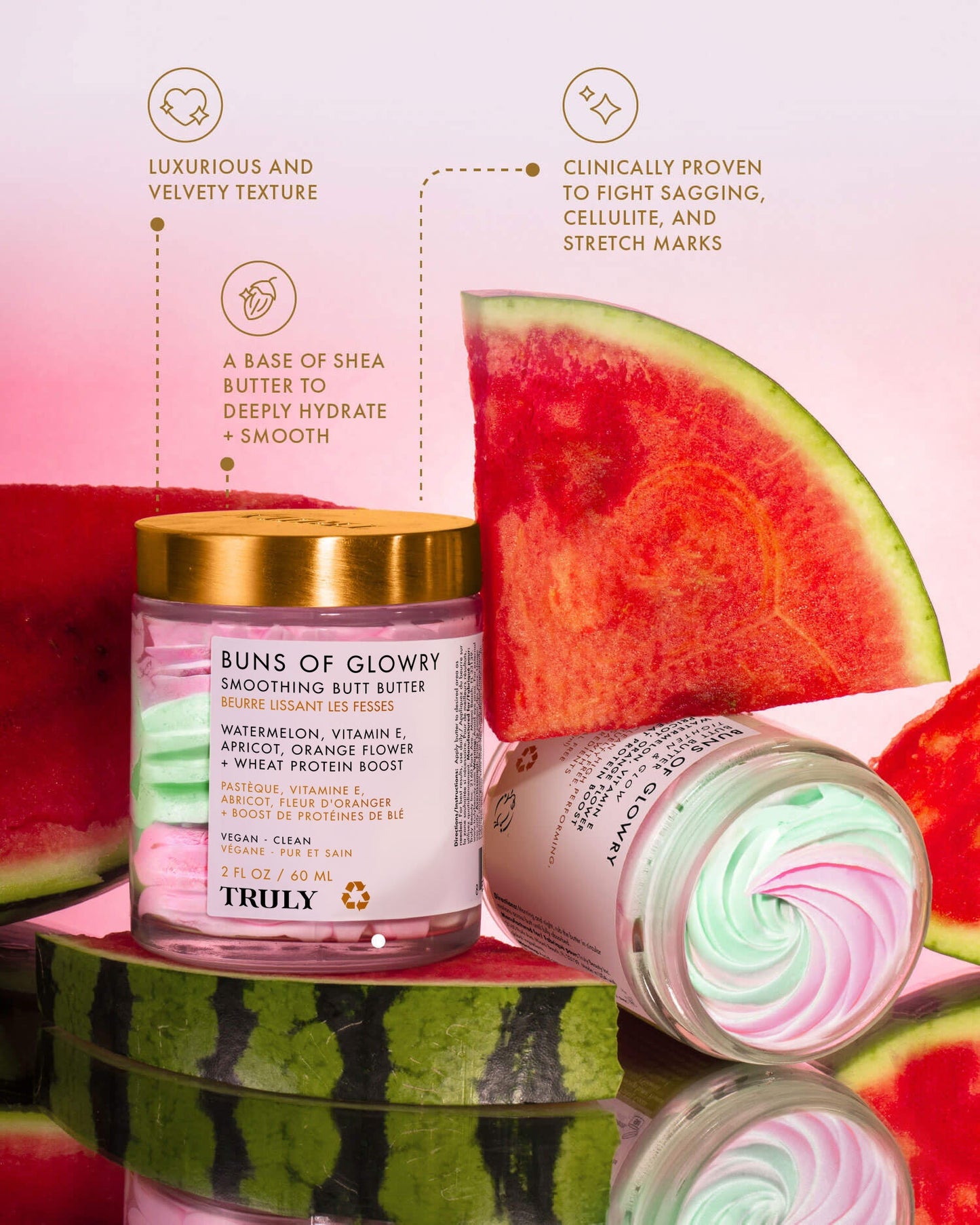 Truly Buns Of Glowry Smoothing Butt Butter 60ml