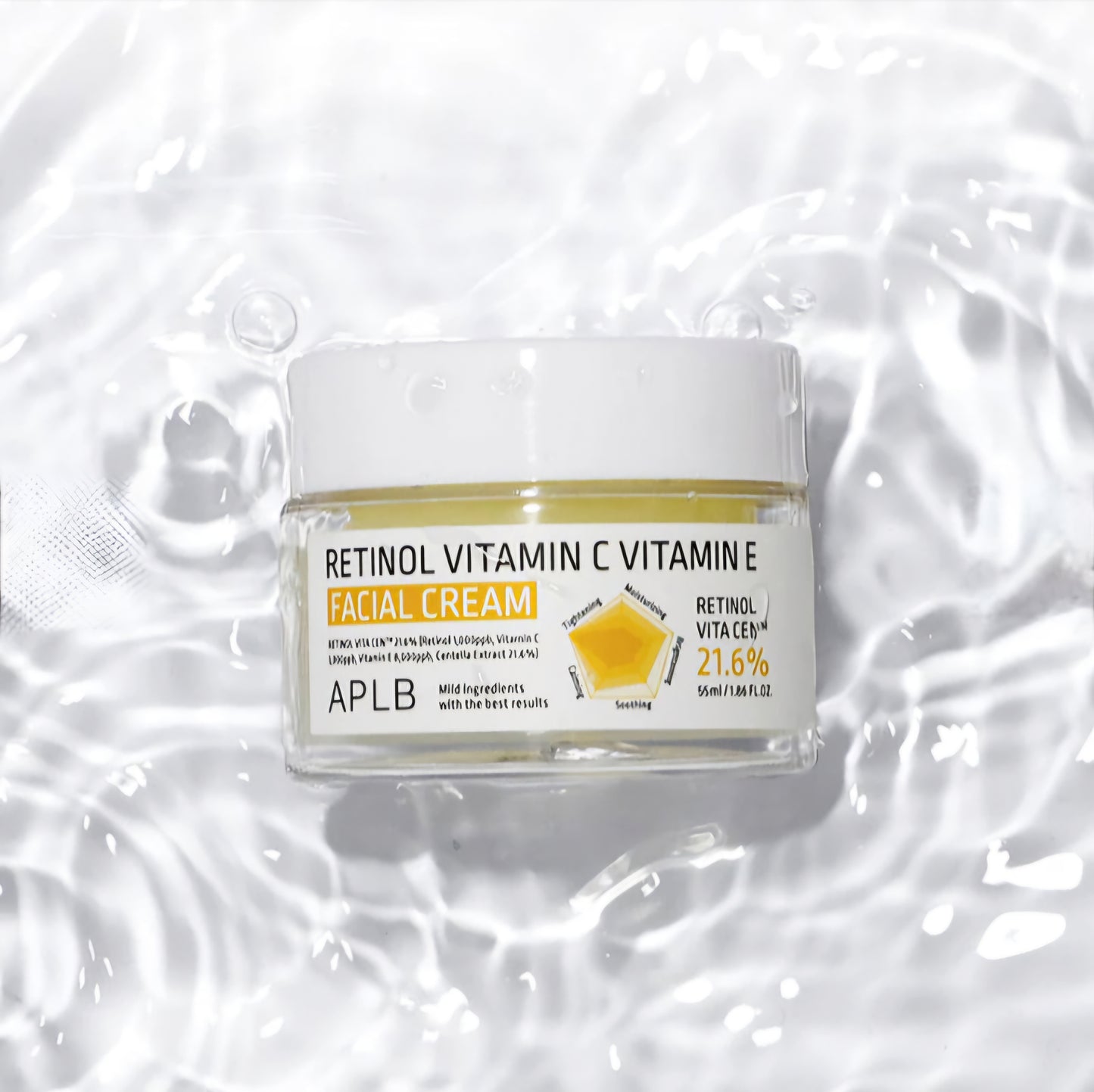 APLB Retinol Vitamin C Vitamin E Facial Cream 55ml