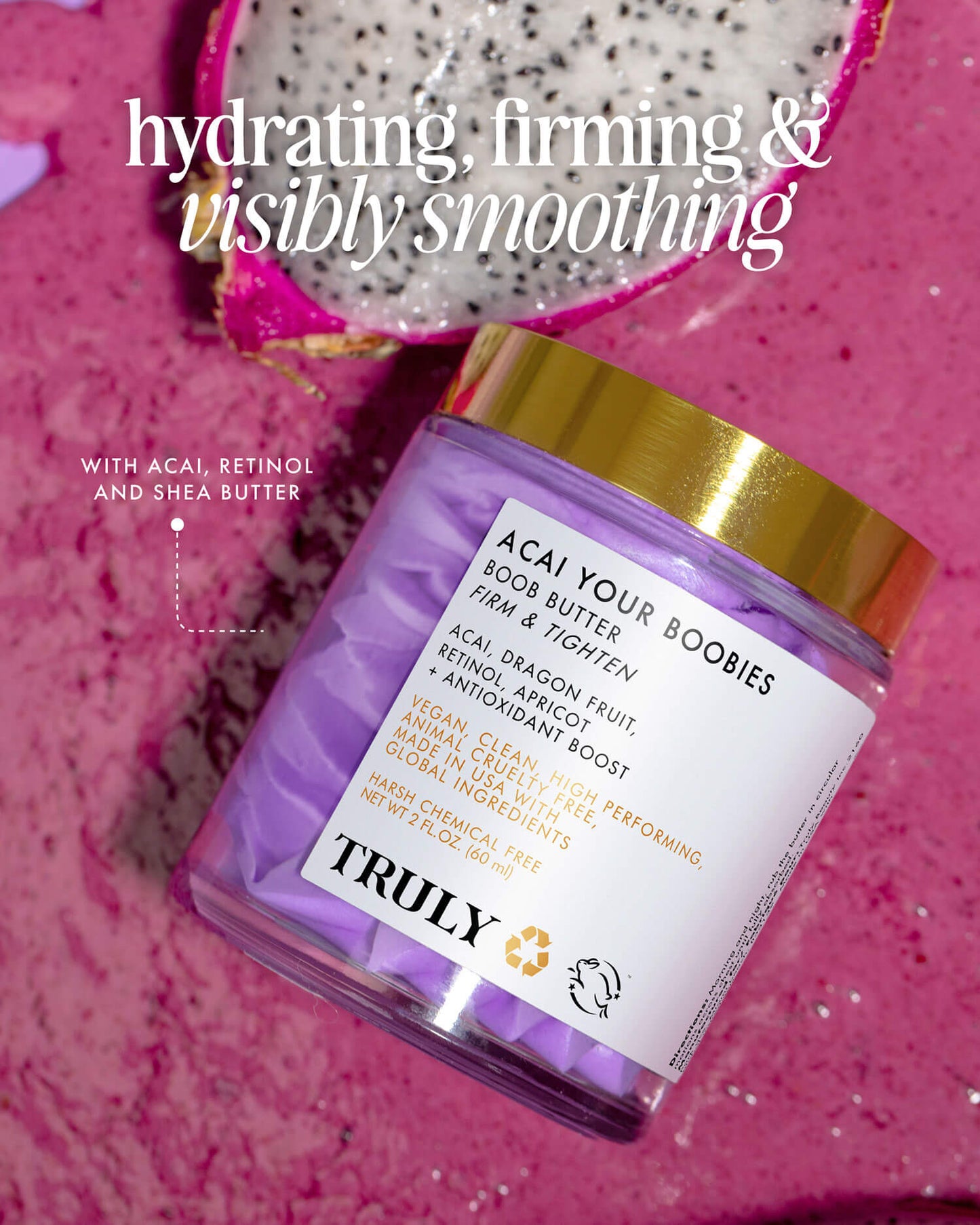 Truly Acai Your Boobies Firming Boob Butter 60ml