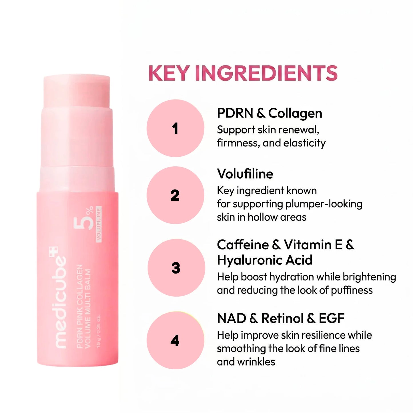 Medicube PDRN Pink Collagen Volume Multi Balm