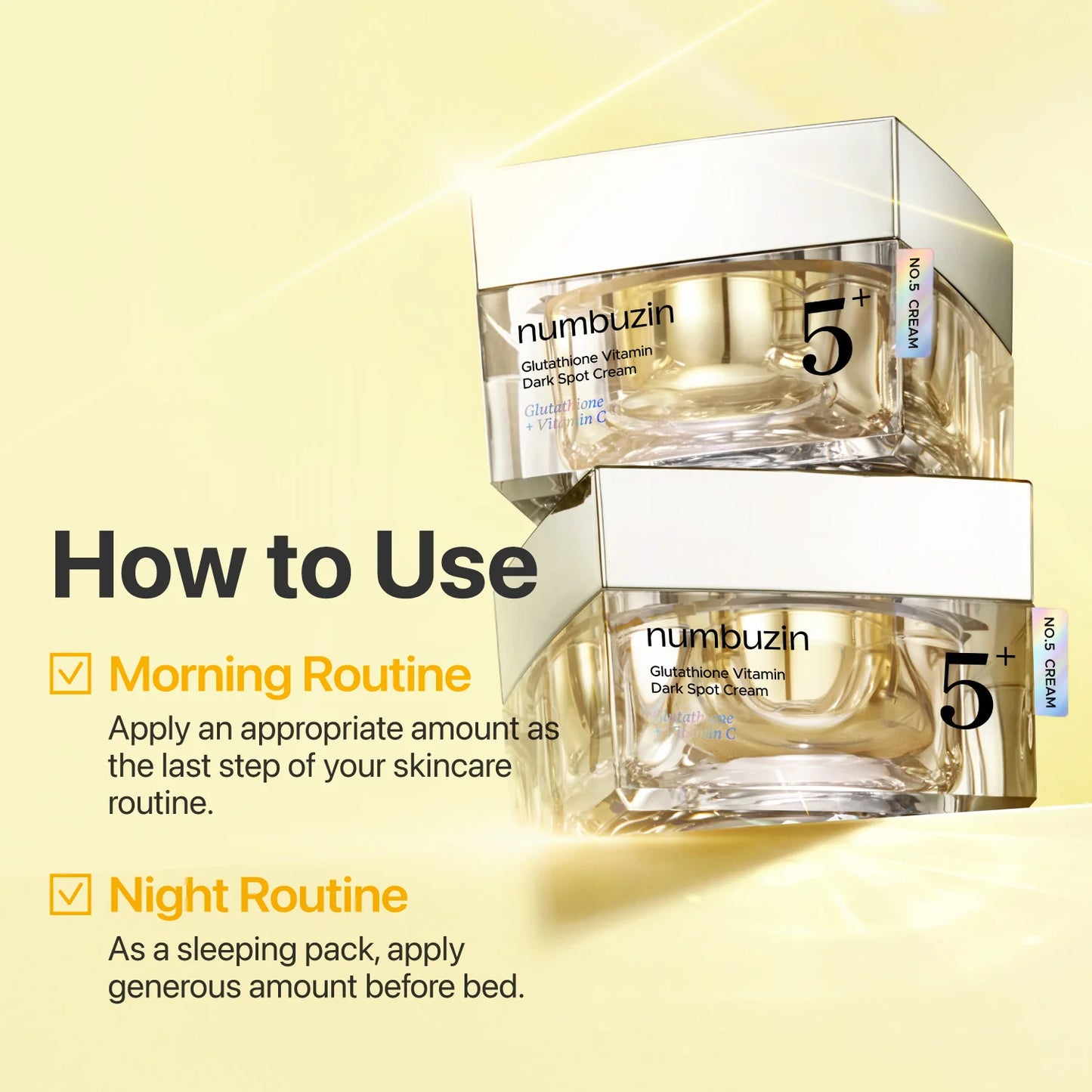 Numbuzin No.5+ Vitamin Glutathione Dark Spot Laser 50ml