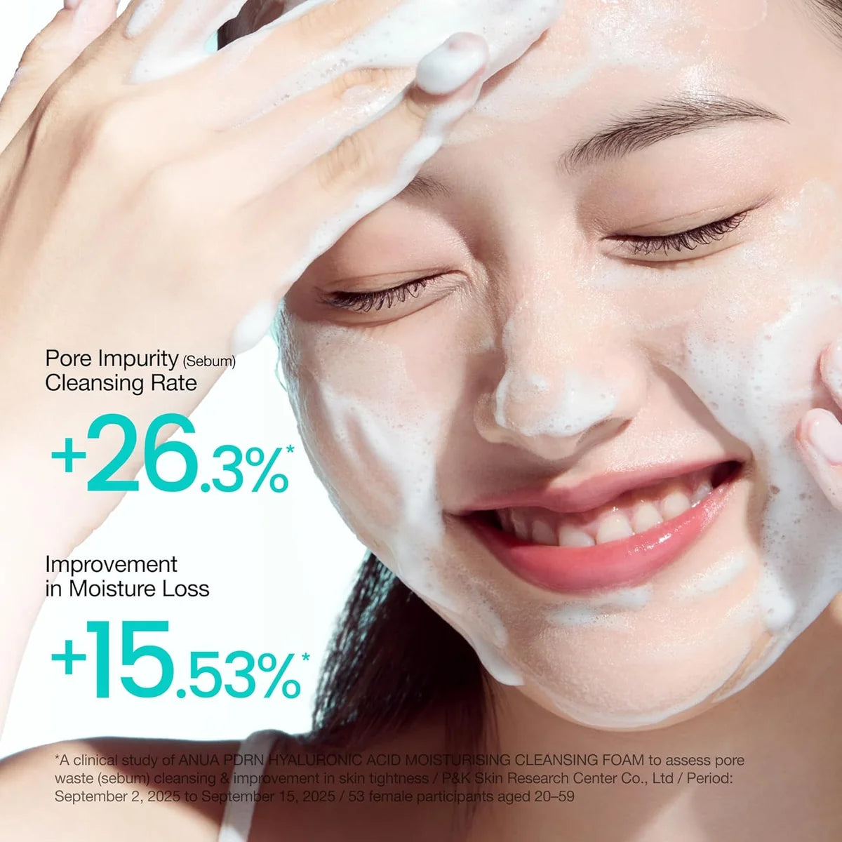 Anua PDRN Hyaluronic Acid Moisturizing Cleansing Foam 150ml