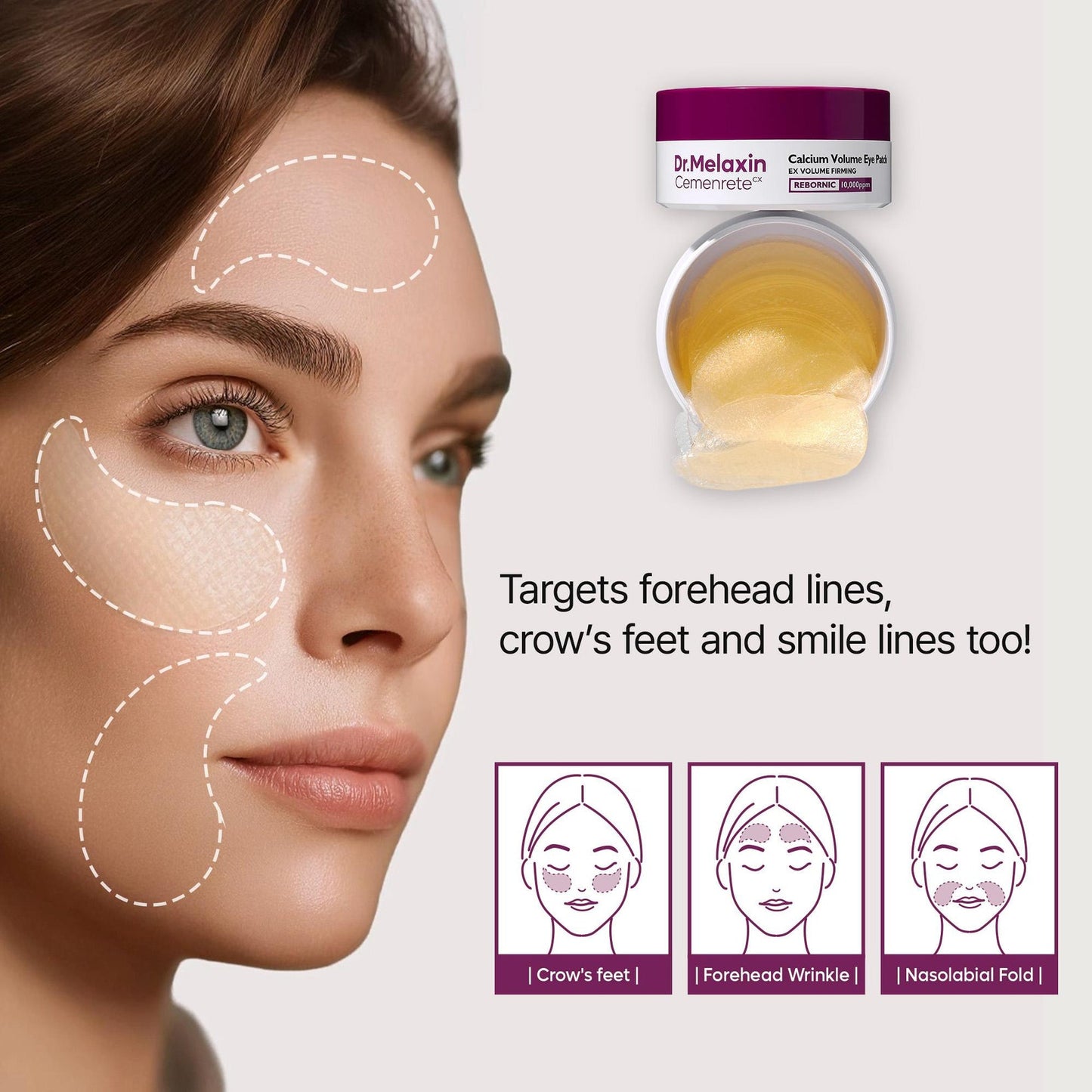 Dr. Melaxin Cemenrete Calcium Volume Eye Patch 60unid