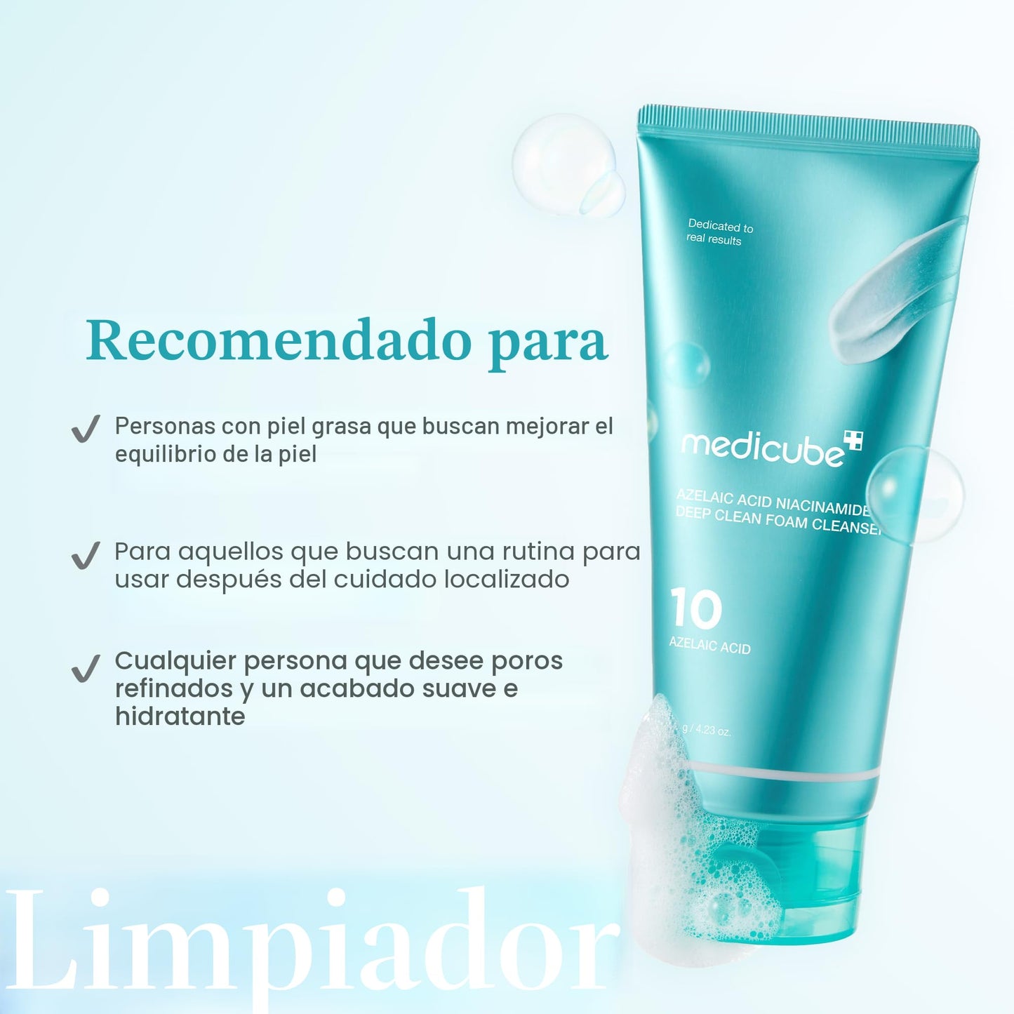 Medicube Azelaic Acid Niacinamide Deep Clean Foam Cleanser
