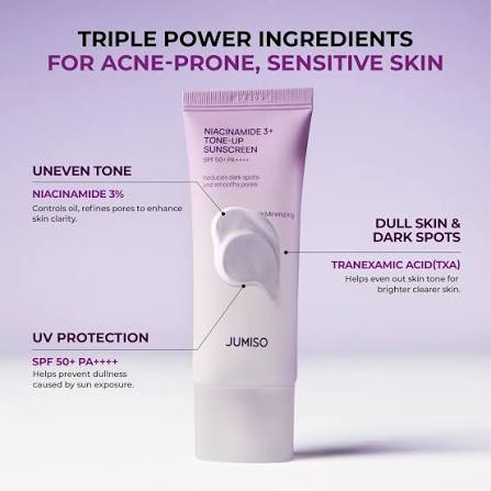 JUMISO - Niacinamide 3 + Tone-up Sunscreen - 40ml