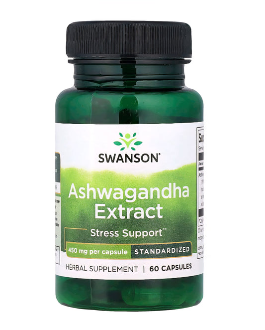 Swanson Ashwagandha 450mg 60 Capsulas