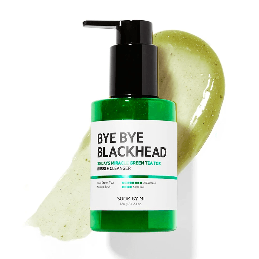 SOME BY MI Bye Bye Blackhead 30 Days Miracle Green Tea Tox Bubble Cleanser