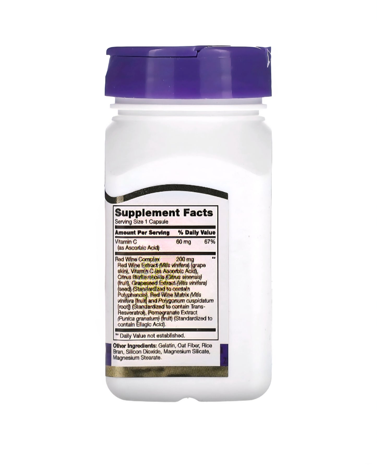 21st Century Resveratrol 200mg 90 capsulas
